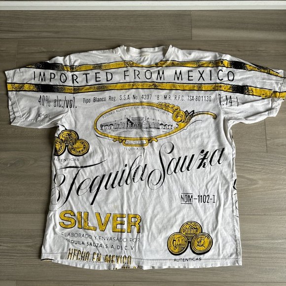 VINTAGE‎ Men’s Sauza Tequila T-shirt - Size Large - Imported From Mexico VTG - Picture 1 of 6